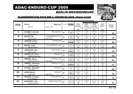 ADAC-ENDURO-CUP 2005 - ADAC Berlin-Brandenburg eV ...