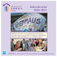 Jahresbericht 2010 / 2011 - emmaus niesky