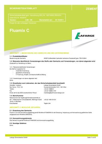 Fluamix C - Lafarge