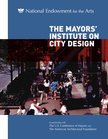 THE MAYORS' INSTITUTE ON CITY DESIGN