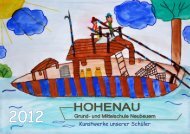 Kalender der Grund- und Mittelschule Hohenau in Neubeuern