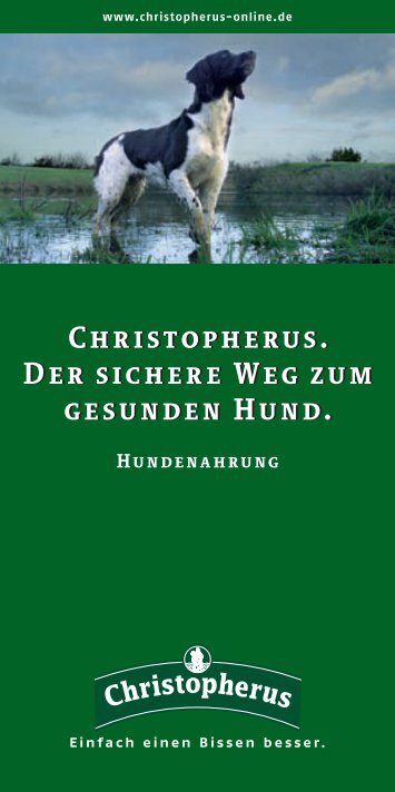 Christopherus. Der sichere Weg zum gesunden Hund ...