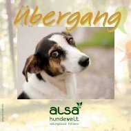 16 % PS: Denken Sie an - ALSA-Hundewelt