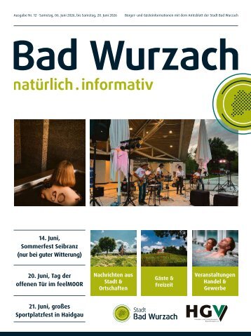 06.06.2026 Bürger- und Gästeinformation Bad Wurzach