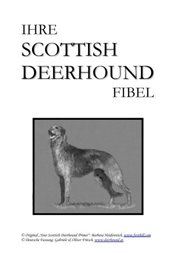 IHRE FIBEL - Scottish Deerhound