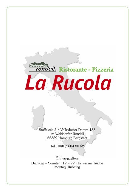 downloaden - Ristorante La Rucola Hamburg