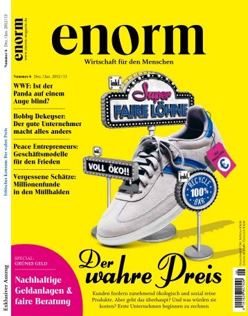 dazu im neuen Heft 6 / 2012 - Enorm