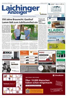06.06.2026 Laichinger Anzeiger