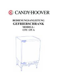 GEFRIERSCHRANK - Candy