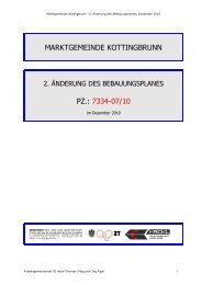 MARKTGEMEINDE KOTTINGBRUNN PZ.: 7334-07/10