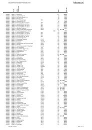 Gesamt-Fachhandels-Preisliste 2010 - technometall EDELSTAHL