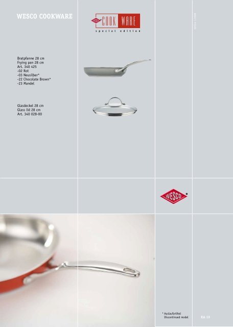 wesco cookware - Awa - Design