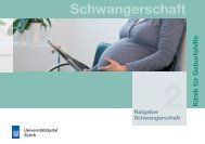 PDF-Download - Klinik für Geburtshilfe - UniversitätsSpital Zürich