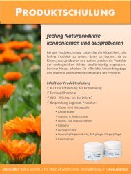 produktschulung referenten - Feeling