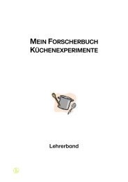 MEIN FORSCHERBUCH KÜCHENEXPERIMENTE - FreiEx