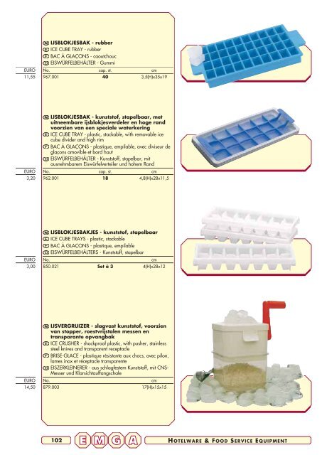 Emga Catalogus - Hofland Grootkeuken BV