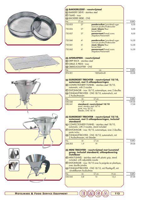 Emga Catalogus - Hofland Grootkeuken BV