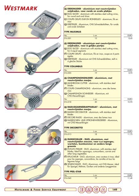 Emga Catalogus - Hofland Grootkeuken BV