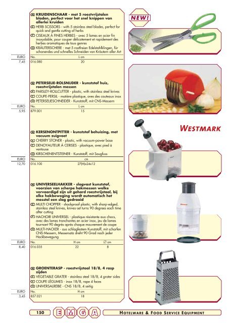 Emga Catalogus - Hofland Grootkeuken BV