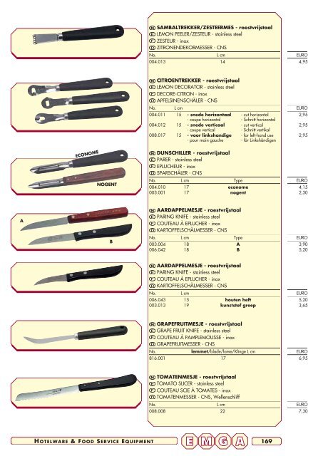 Emga Catalogus - Hofland Grootkeuken BV