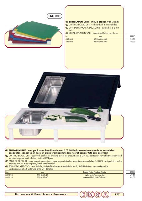 Emga Catalogus - Hofland Grootkeuken BV