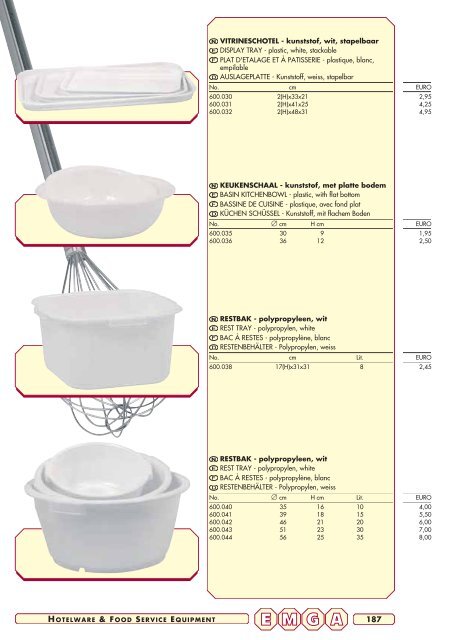 Emga Catalogus - Hofland Grootkeuken BV