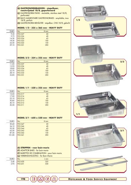 Emga Catalogus - Hofland Grootkeuken BV