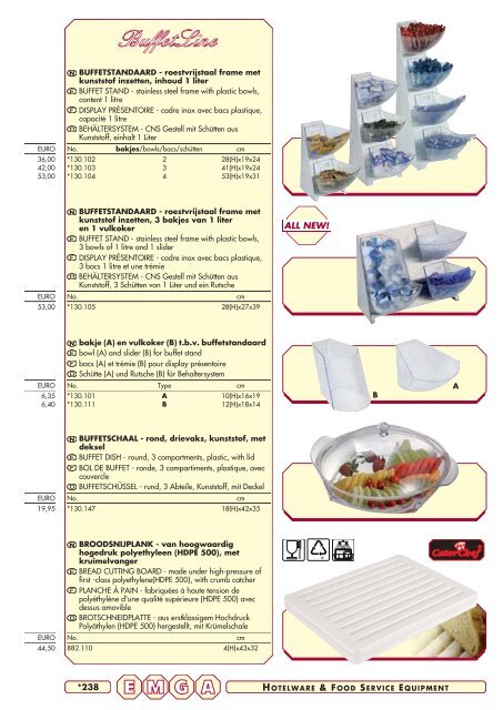 Emga Catalogus - Hofland Grootkeuken BV