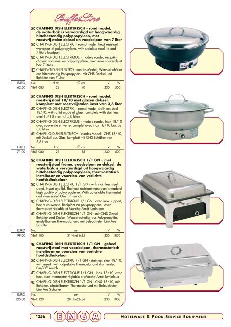 Emga Catalogus - Hofland Grootkeuken BV