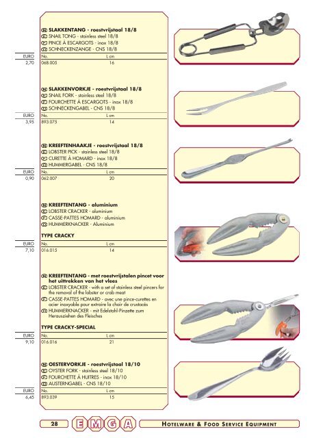 Emga Catalogus - Hofland Grootkeuken BV