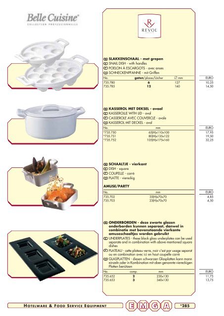 Emga Catalogus - Hofland Grootkeuken BV