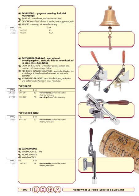 Emga Catalogus - Hofland Grootkeuken BV