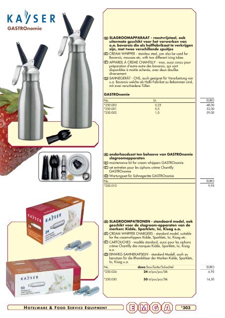 Emga Catalogus - Hofland Grootkeuken BV