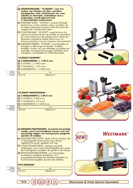 Emga Catalogus - Hofland Grootkeuken BV