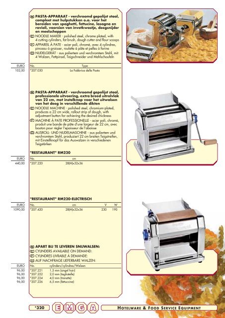 Emga Catalogus - Hofland Grootkeuken BV