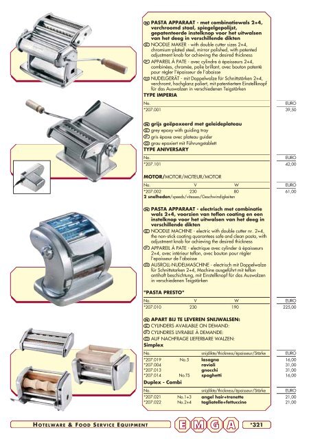 Emga Catalogus - Hofland Grootkeuken BV