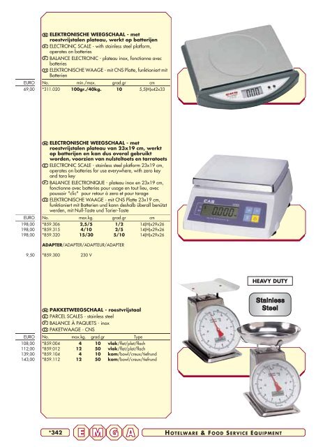 Emga Catalogus - Hofland Grootkeuken BV