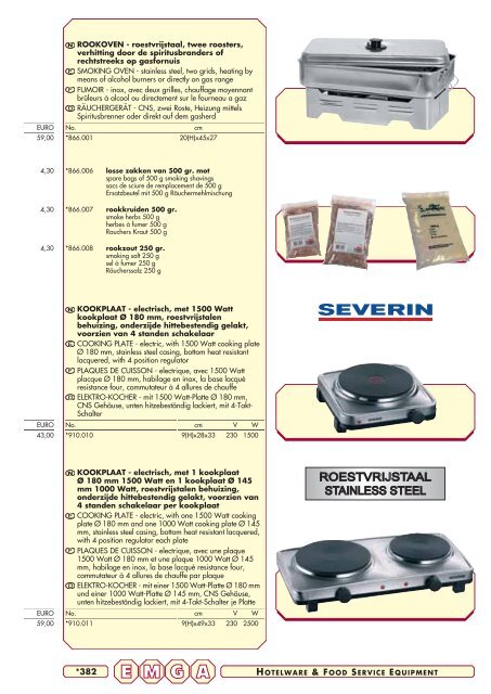 Emga Catalogus - Hofland Grootkeuken BV