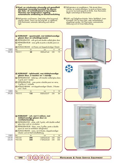 Emga Catalogus - Hofland Grootkeuken BV