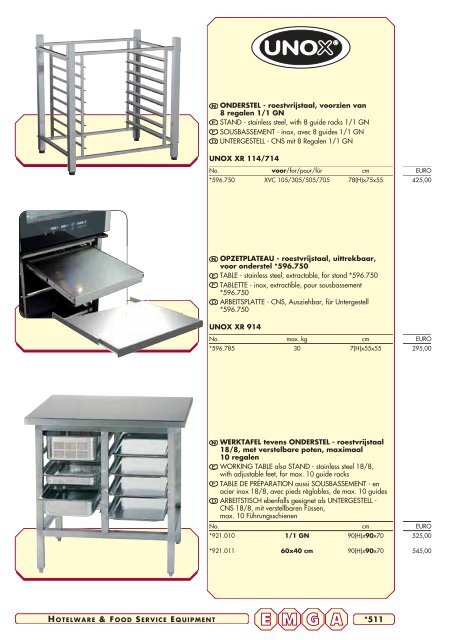 Emga Catalogus - Hofland Grootkeuken BV