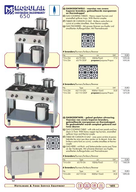 Emga Catalogus - Hofland Grootkeuken BV