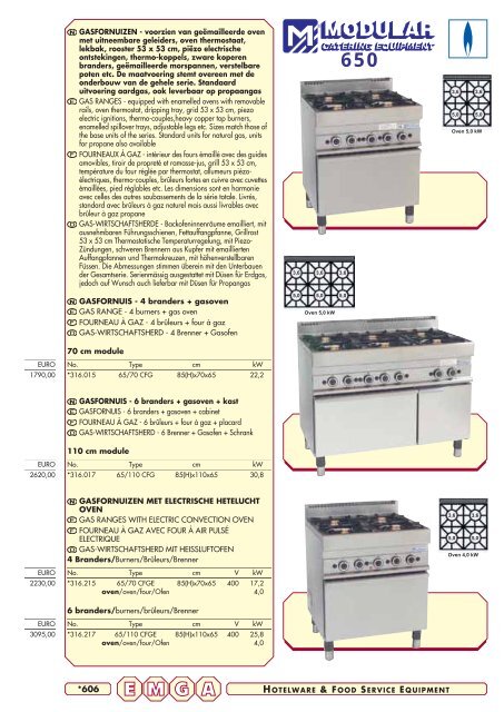 Emga Catalogus - Hofland Grootkeuken BV