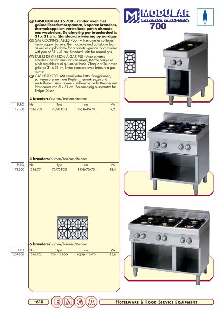 Emga Catalogus - Hofland Grootkeuken BV