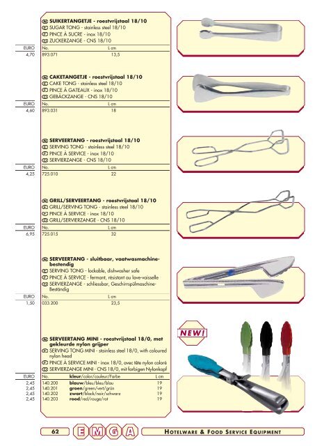Emga Catalogus - Hofland Grootkeuken BV