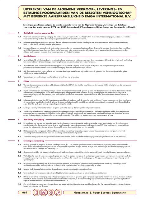 Emga Catalogus - Hofland Grootkeuken BV