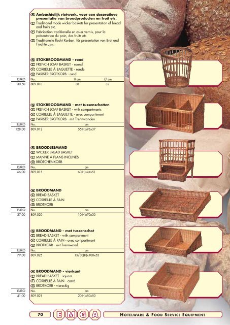 Emga Catalogus - Hofland Grootkeuken BV