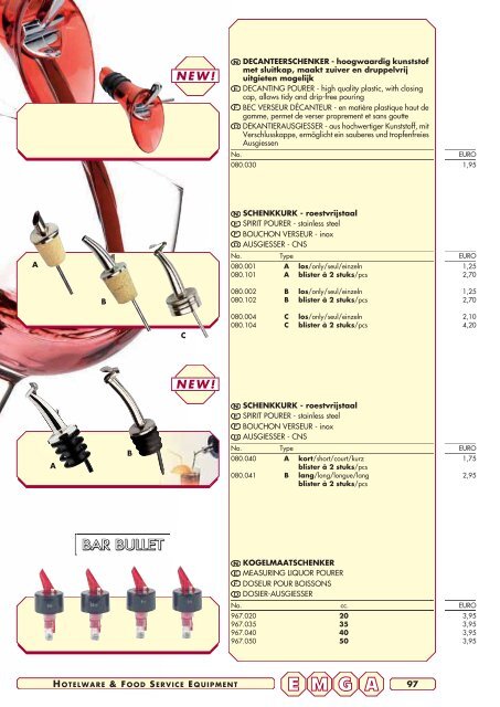 Emga Catalogus - Hofland Grootkeuken BV