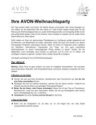 Ihre AVON-Weihnachtsparty