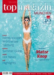 top MÜNCHEN Sommerausgabe 2026