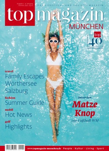 top MÜNCHEN Sommerausgabe 2026